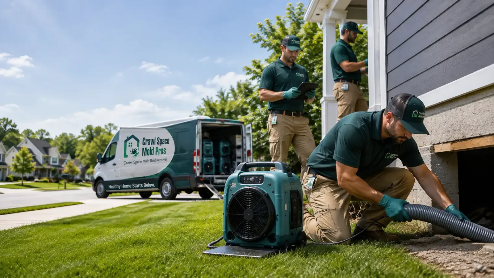 Crawl Space Mold Removal in New Kent, VA